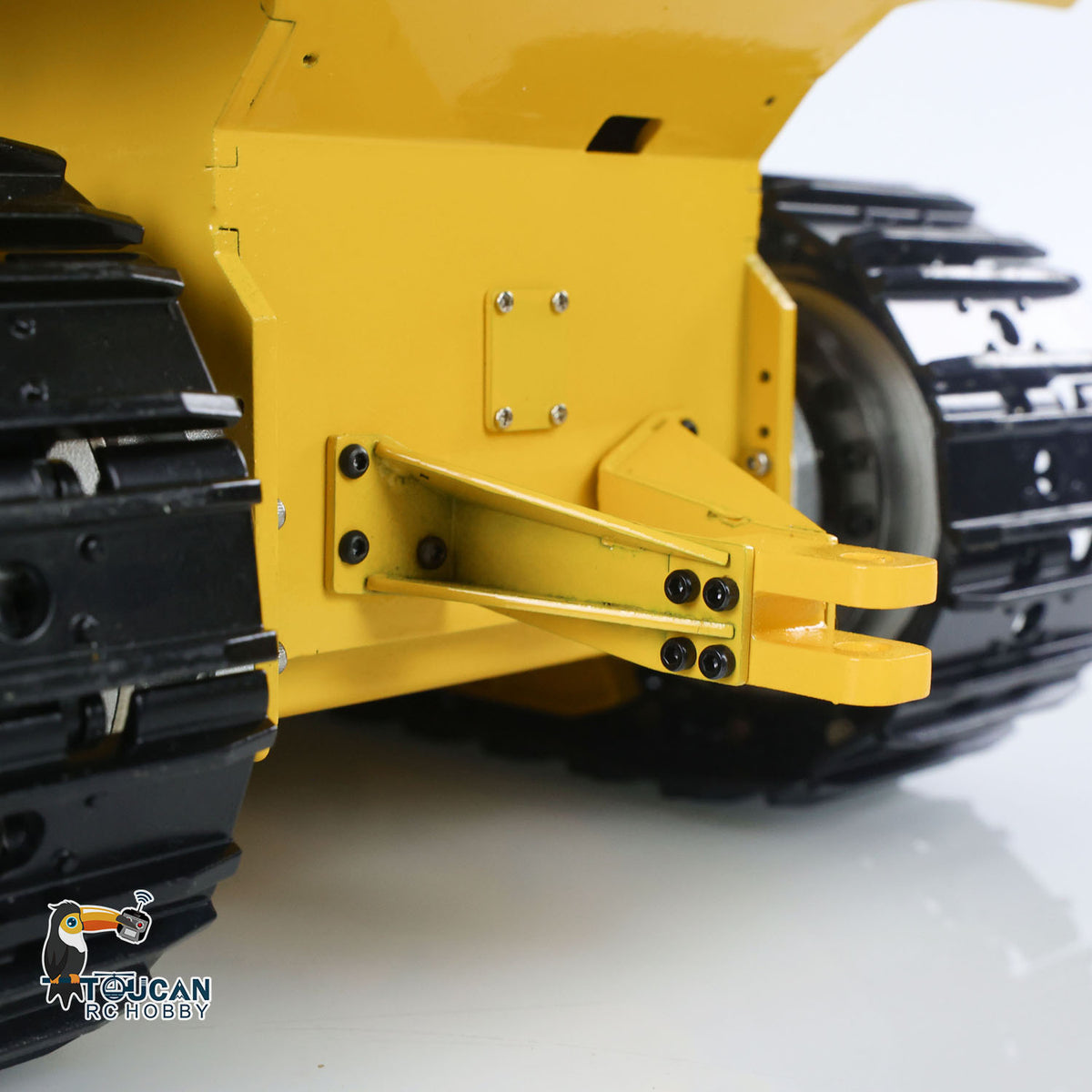 TOUCAN RC HOBBY JZModel 1/12 RC Metal Hydraulic Bulldozer D65EX Radio Controlled Heavy Machine Model Emulated Construction Car I6S Light Sound