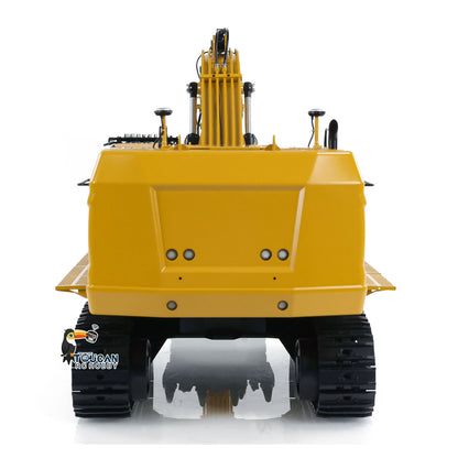 Toucanhobby C374 1/14 Metal RC RTR Hydraulic Excavator Brushless Motor Quick Coupler Light Sound FlySky I6S Controller for Construction Model Collectors