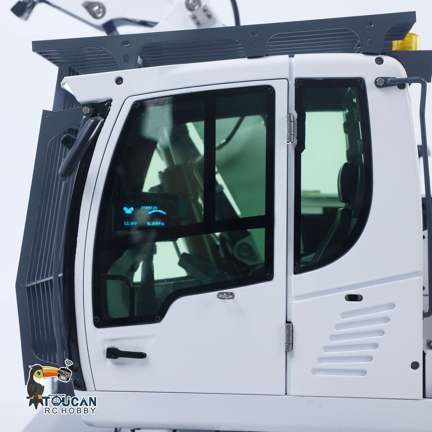 Big Discount 1:14 Metal RC Hydraulic Wheeled Excavator LR914 4*4 3-arms Digger Engineering Vehicle RTR Axle Lock Upgrade Brushless Motor 8-ways Valve PL18EV Lite Radio Controller Light Sound