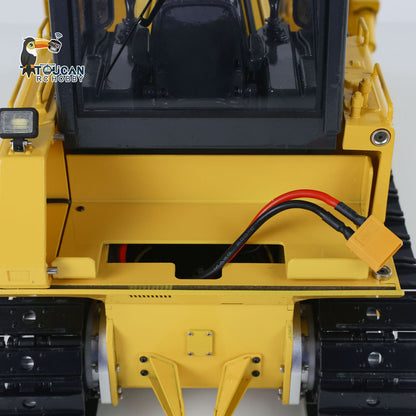 TOUCAN RC HOBBY JZModel 1/12 RC Metal Hydraulic Bulldozer D65EX Radio Controlled Heavy Machine Model Emulated Construction Car I6S Light Sound