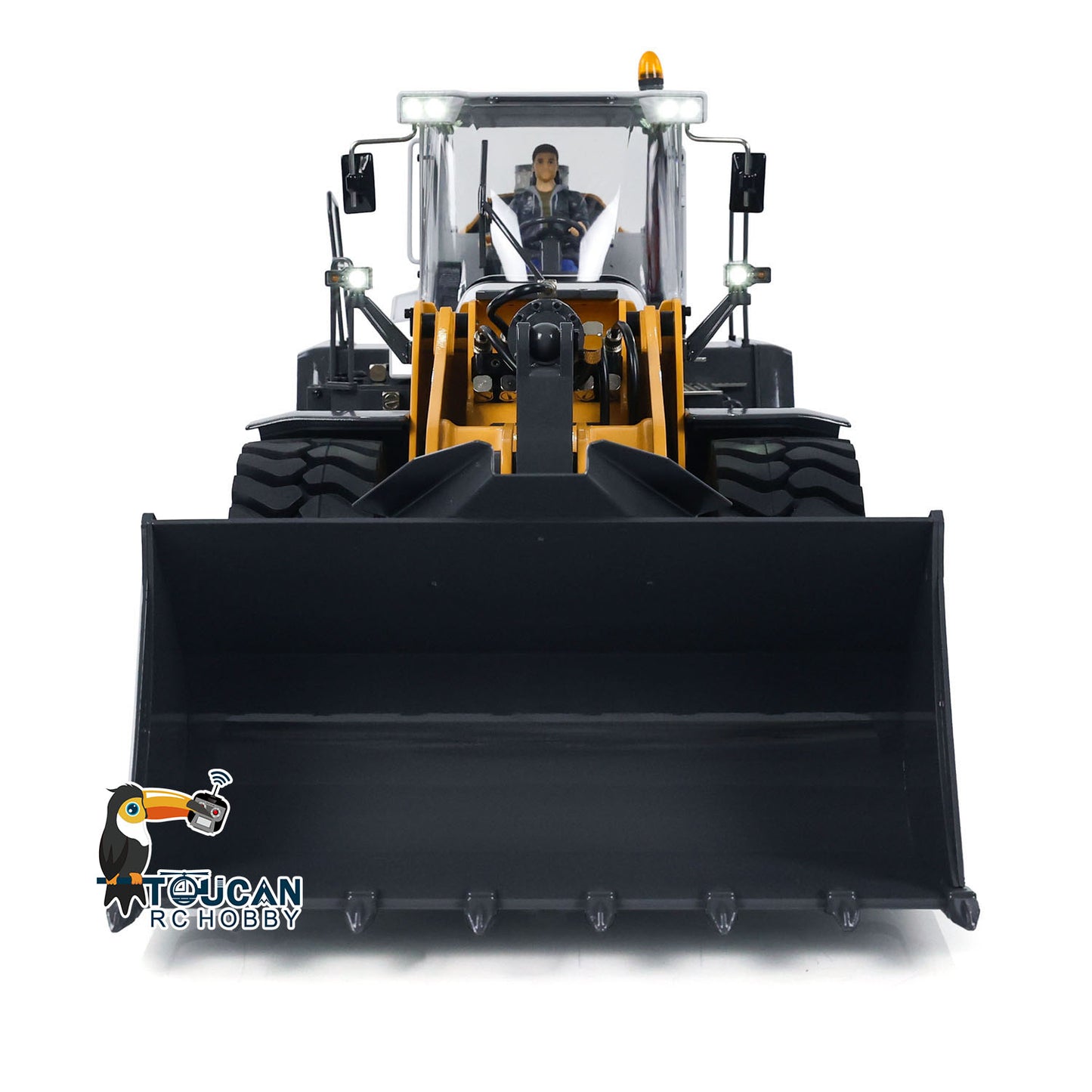 TOUCAN RC HOBBY Fast Free Shipping 1/14 Hydraulic RC Loader XDRC 580 RTR Radio Control Construction Vehicle Sound