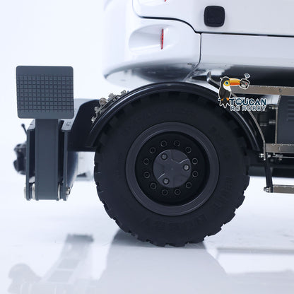 CUT Model LR914 1/14 Metal RC Hydraulic Wheel Excavator RTR 8-Way Valve Axle Differential Lock Hobbywing Fusion Brushless Motor & ESC Quick Coupler Light Sound Tail Hook