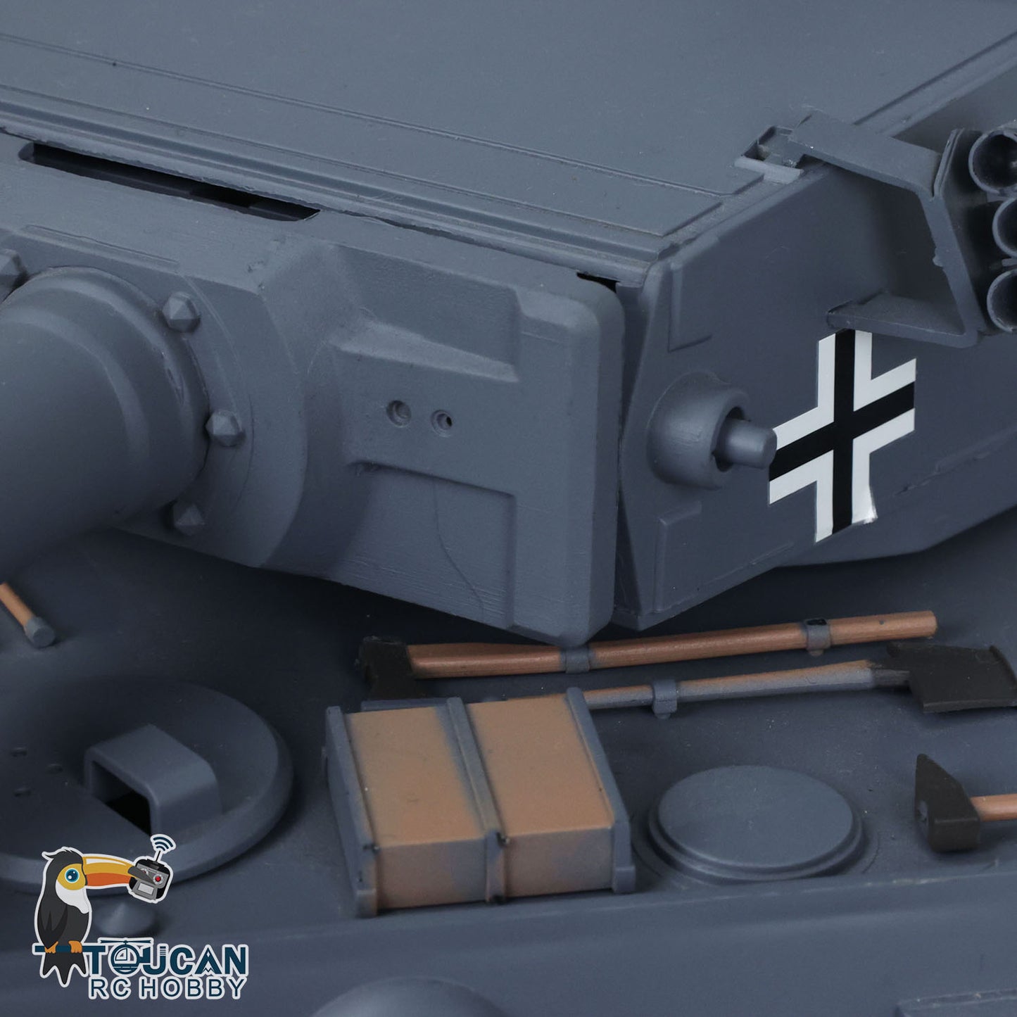 Fast Free Shipping Henglong 1/16 Scale 7.0 Upgraded Metal Version German Tiger I RTR RC Tank 3818