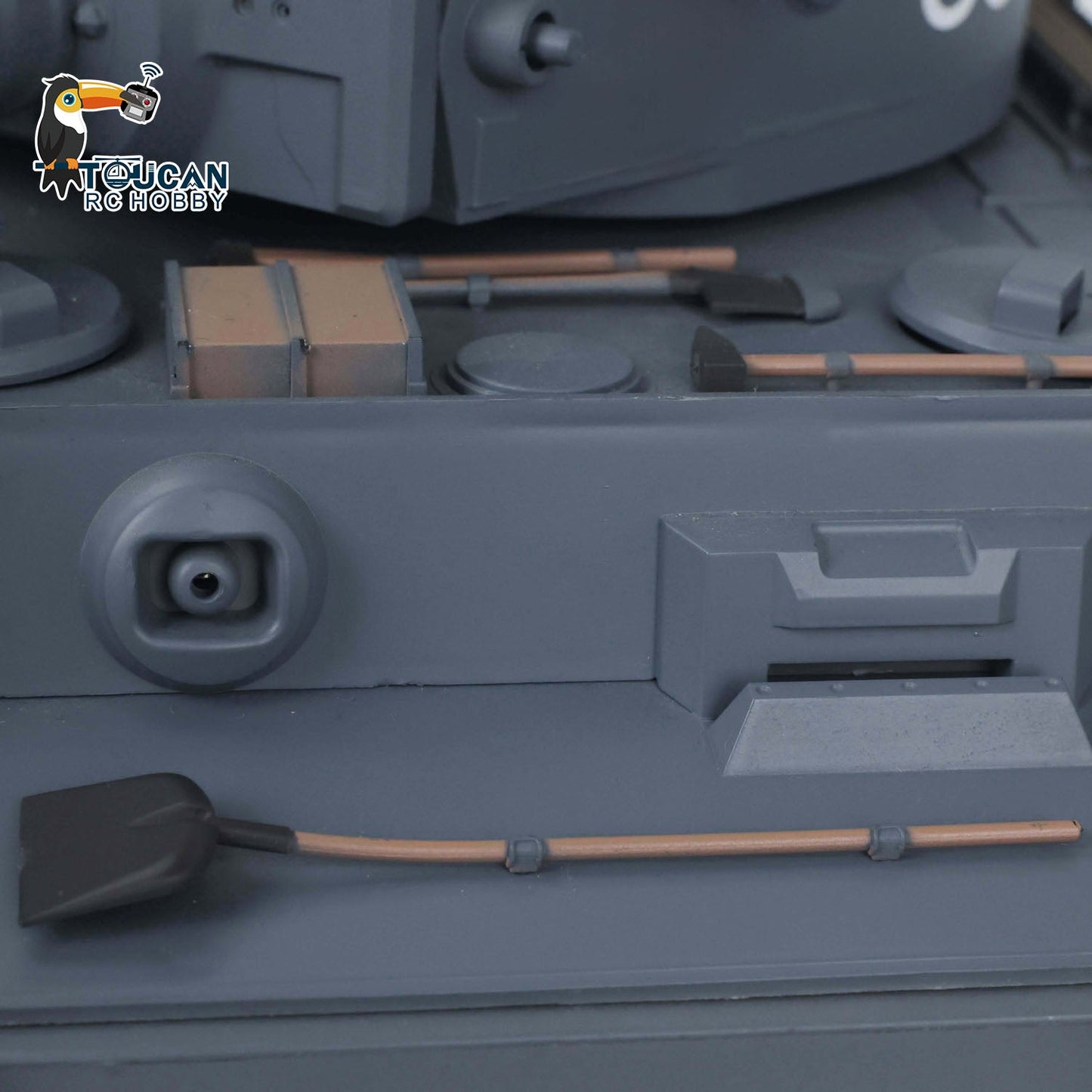 TOUCAN RC HOBBY Henglong 1/16 TK7.0 Promotion 3818 Tiger I RTR RC Tank FPV 360 Degrees Turret Barrel Recoil Smoke BB IR Metal Tracks Sprockets Idlers Wheels