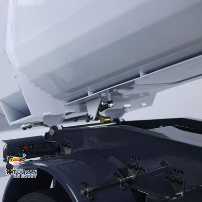 Metal LESU 3Axles 1/14 Hydraulic Dump Trailer for RC Tractor Truck DIY TAMIYA Radio Controlled Lorry Car 1851 3363 R470 770S