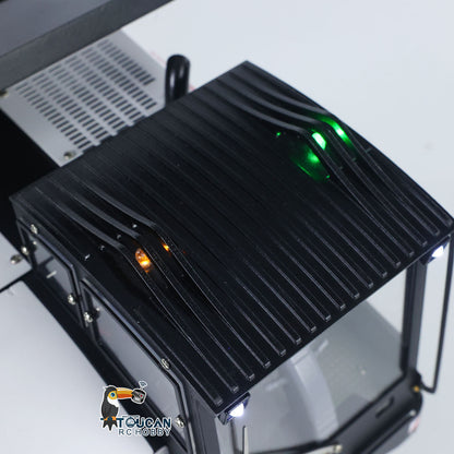 US Stock Metal 1/14 RC Hydraulic Crawler Dump Truck T14R Radio Controlled Tracked Tipper RTR Construction Vehicle ST8 Battery