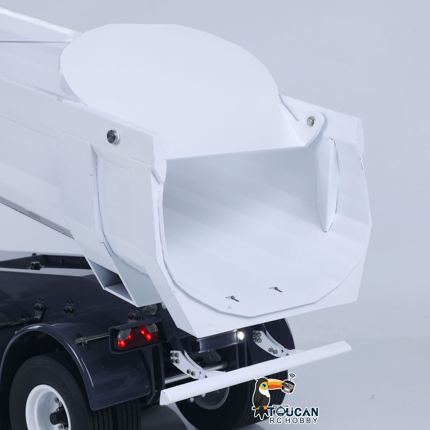 Metal LESU 3Axles 1/14 Hydraulic Dump Trailer for RC Tractor Truck DIY TAMIYA Radio Controlled Lorry Car 1851 3363 R470 770S