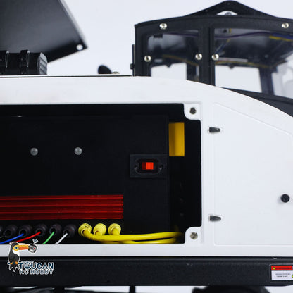 US Stock Metal 1/14 RC Hydraulic Crawler Dump Truck T14R Radio Controlled Tracked Tipper RTR Construction Vehicle ST8 Battery