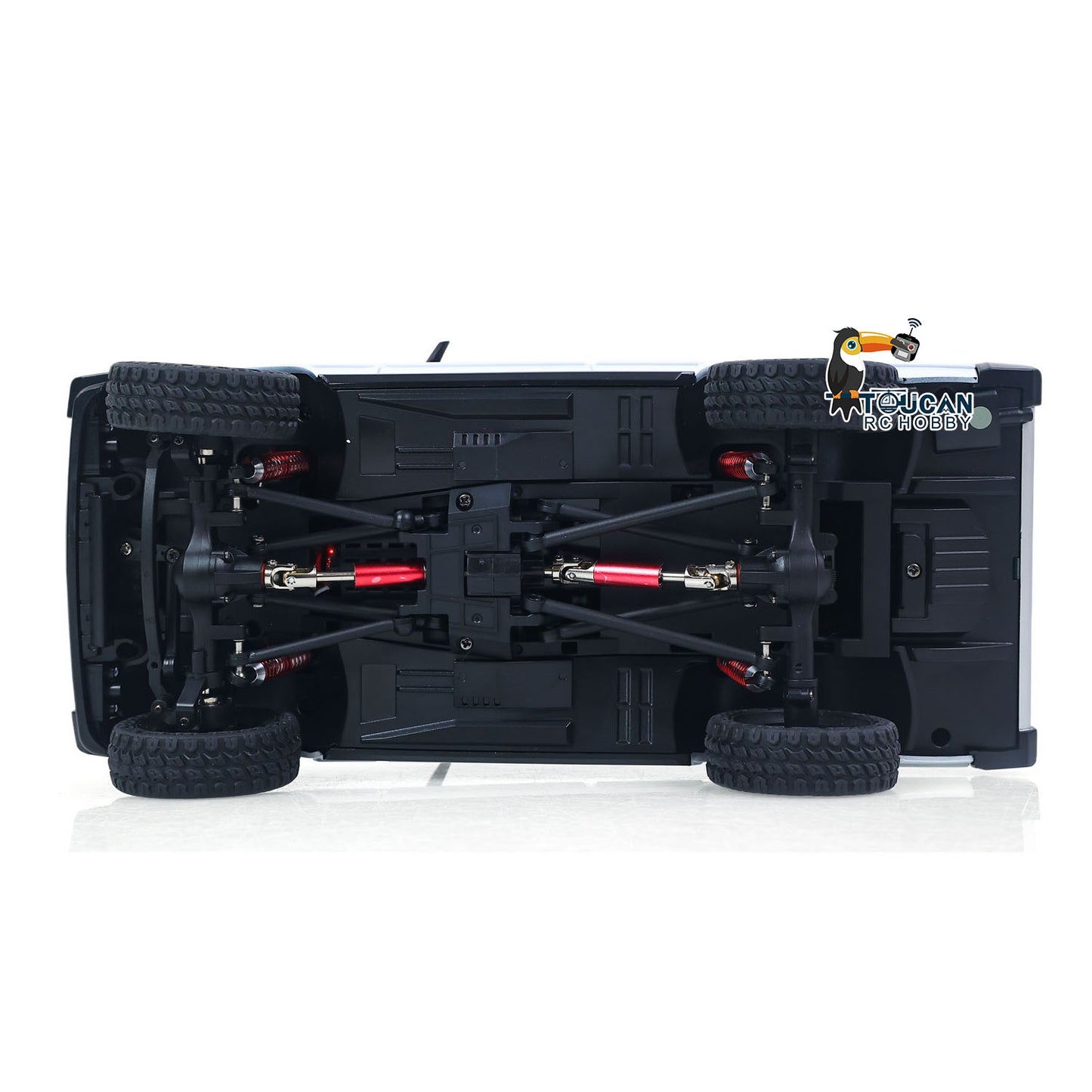 LDRC LD18401PRO 1/18 Remote Control Rock Crawler Car 4X4 RC Off Road Vehicle Model Brushless Motor Metal Drive Shafts Lights