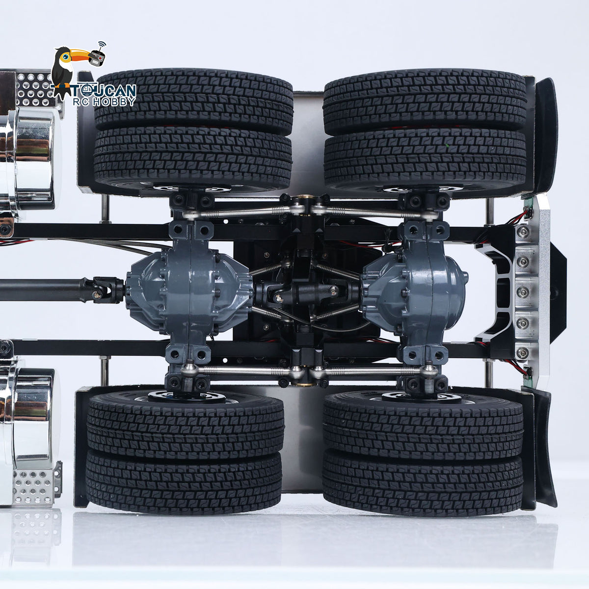 In Stock TOUCAN RC HOBBY JDModel C509 518K 6x4 1/14 Metal Remote Control Tractor Truck 2 Speed Gearbox RC Lorry Car Motor ESC Light Sound System RTR Model