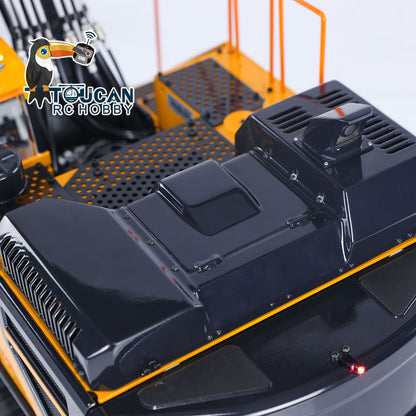 MTM Metal 1/14 2 Arms Remote Control Hydraulic Excavator EC380 RC Diggers Assembled and Painted Vehicle Car Model Heavy Machine