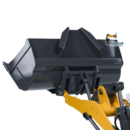 TOUCAN RC HOBBY JZModel 580 1/14 Metal RC PNP Hydraulic Wheel Loader 2 Speed Gearbox Reduction Axle I6S Controller Light Sound for Collectors