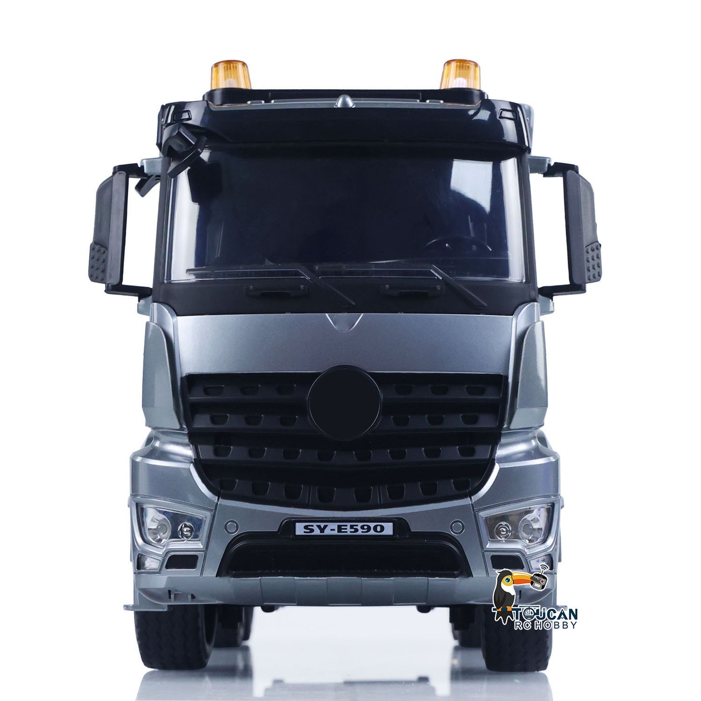 US Stock DoubleE E590 003 1/20 RC Dump Truck 6X6 Electric Lifting Remote Control Tipper BZ Metal Gears Sounds Lights Model Vehicle RTR