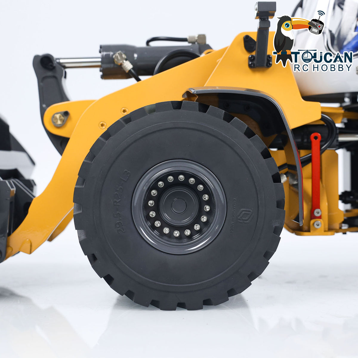 TOUCAN RC HOBBY XDRC 1/14 Scale Hydraulic RC Loader 580 Radio Control Construction Vehicle Electric Model Sound Light DIY Cars