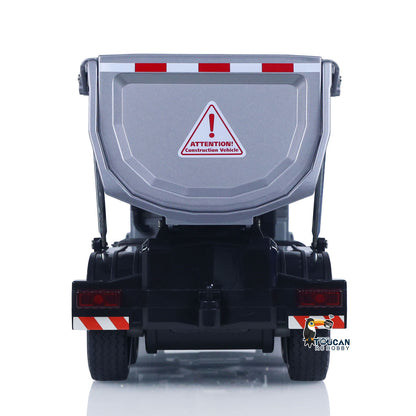 In Stock DoubleE 1/20 6X6 Metal RC Dump Truck E590 003 Electric Lifting Remote Control Tipper Car Model BZ Metal Gears Sounds Lights Battery Motor Radio System RTR