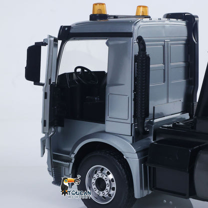 US Stock DoubleE E590 003 1/20 RC Dump Truck 6X6 Electric Lifting Remote Control Tipper Metal Gears Sounds Lights Model Vehicle RTR