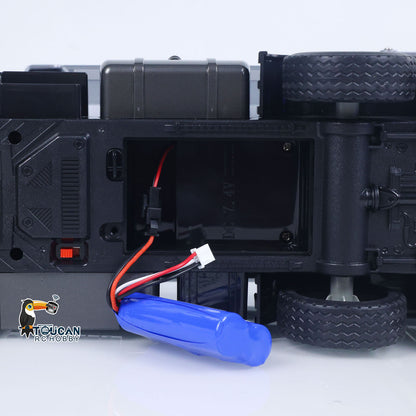 US Stock DoubleE E590 003 1/20 RC Dump Truck 6X6 Electric Lifting Remote Control Tipper Metal Gears Sounds Lights Model Vehicle RTR