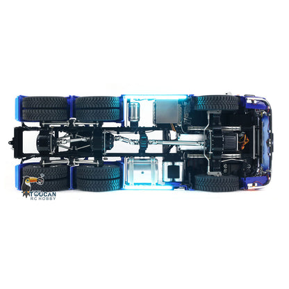 TOUCAN 770S 1/14 Remote Control Tractor Truck 2Speed RTR Model 6x6 Metal Chassis Axle Lock RC Lorry Car Flysky ST8 Radio Smoke