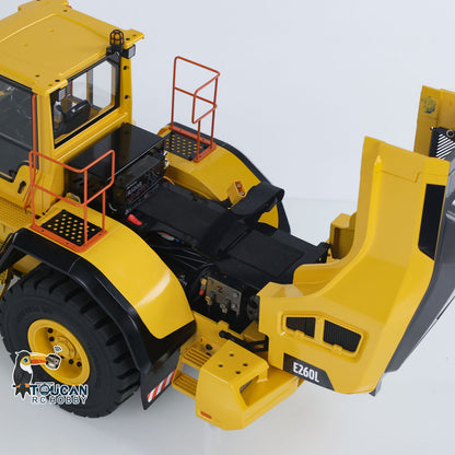 Fast Free Shipping MTRC 1/14 RC Hydraulic Loader E260L RTR Model Metal Radio Control Heavy Machine Car Construction Vehicles ST8 Radio Battery