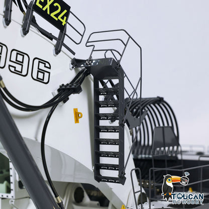 1/20 Metal Painted Assembled RC Hydraulic Equipment Remote Controlled Excavator for 996 Taranis XE Radio Digger Frsky-Taranis-XE