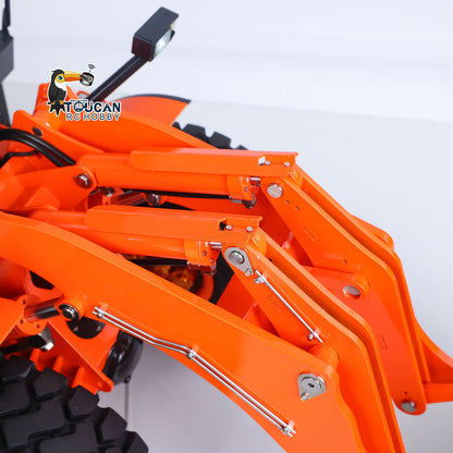 TOUCAN RC HOBBY JDMODEL 1/14 RC Metal Loader ZW370 198 Hydraulic Construction Vehicle Realistic Scale Model Light Sound Radio System for Adult