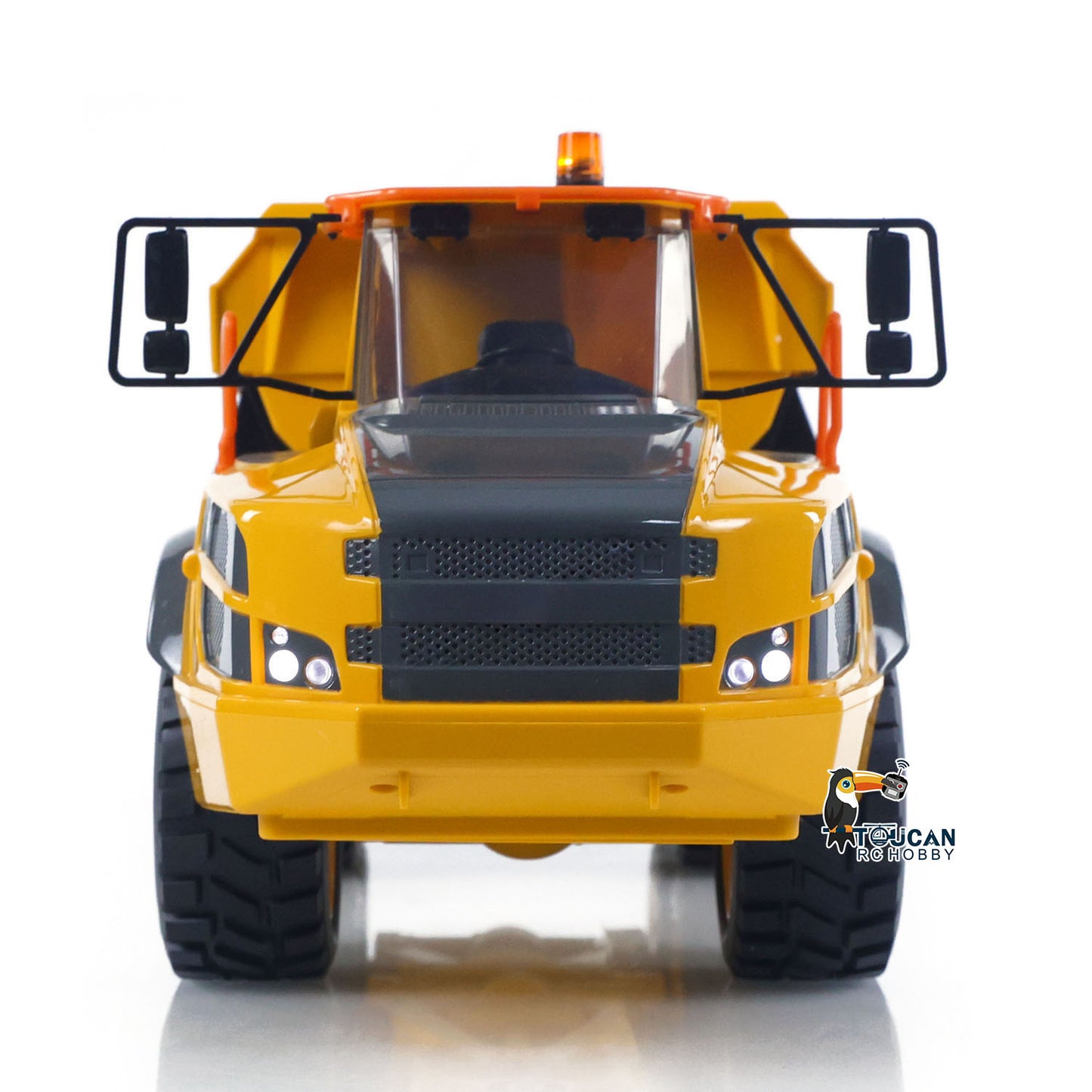 US Stock Plastic DoubleE E591 003 1/20 RC Articulated Dumper 6WD Electric Remote Control Truck VO Motor Battery USB Charging Cable RTR