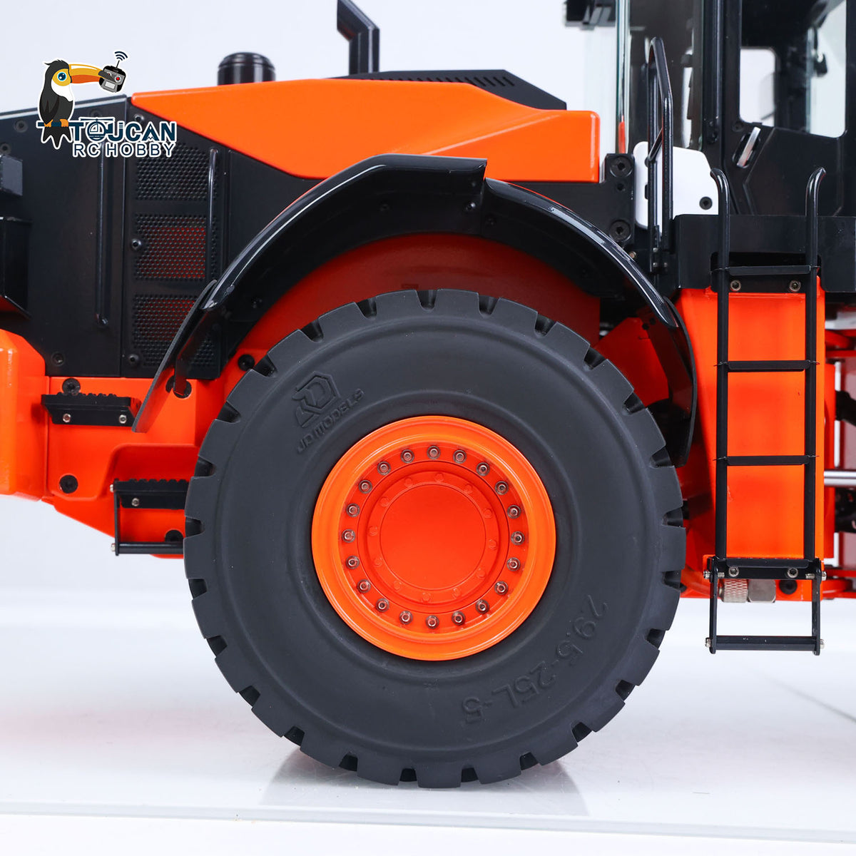 TOUCAN RC HOBBY JDMODEL 1/14 RC Metal Loader ZW370 198 Hydraulic Construction Vehicle Realistic Scale Model Light Sound Radio System for Adult