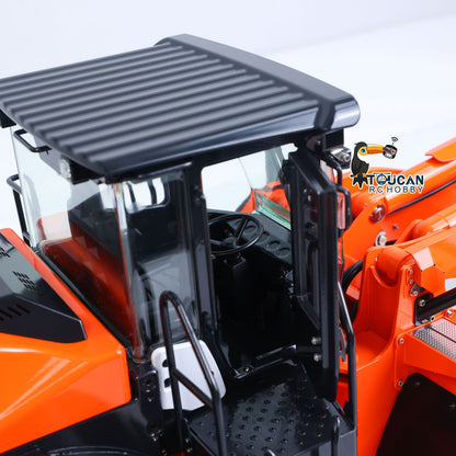 TOUCAN RC HOBBY JDModel 198 ZW370 1/14 Metal RC Hydraulic RTR Loader 2-Speed Transmission ST8 Controller Light Sound Axles Lock Brushless Motor & ESC for Model Collectors