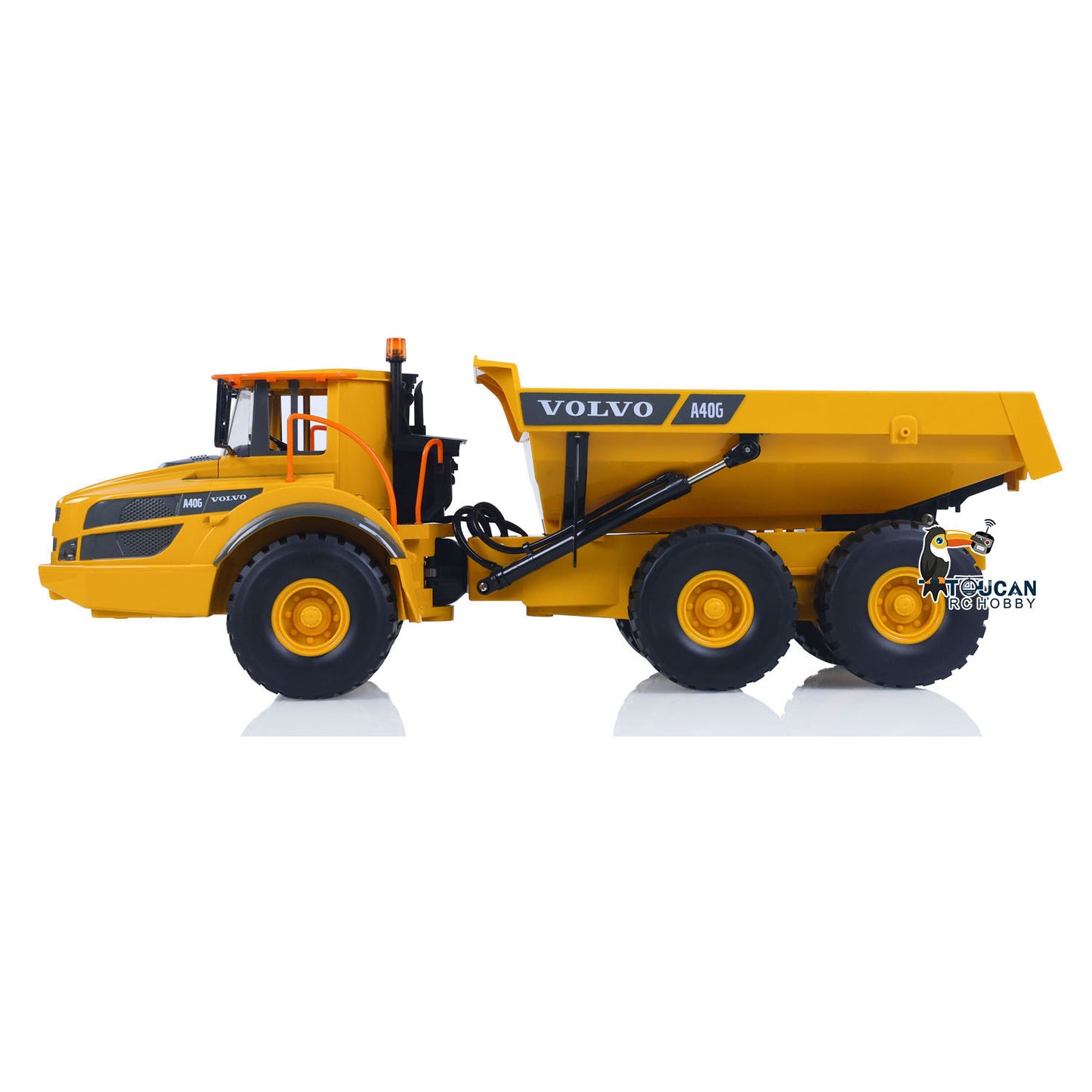 Plastic DoubleE E591 003 1/20 RC Articulated Dumper 6WD Electric Remote Control Truck VO Motor Battery USB Charging Cable RTR