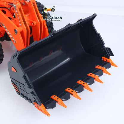 TOUCAN RC HOBBY JDMODEL 1/14 RC Metal Loader ZW370 198 Hydraulic Construction Vehicle Realistic Scale Model Light Sound Radio System for Adult