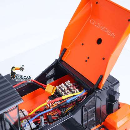TOUCAN RC HOBBY JDMODEL 1/14 RC Metal Loader ZW370 198 Hydraulic Construction Vehicle Realistic Scale Model Light Sound Radio System for Adult