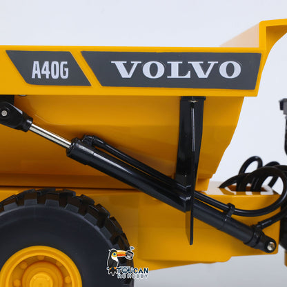 Plastic DoubleE E591 003 1/20 RC Articulated Dumper 6WD Electric Remote Control Truck VO Motor Battery USB Charging Cable RTR