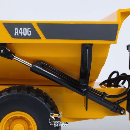 US Stock Plastic DoubleE E591 003 1/20 RC Articulated Dumper 6WD Electric Remote Control Truck VO Motor Battery USB Charging Cable RTR