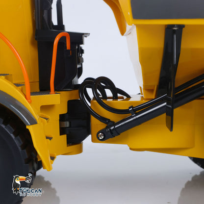 US Stock Plastic DoubleE E591 003 1/20 RC Articulated Dumper 6WD Electric Remote Control Truck VO Motor Battery USB Charging Cable RTR