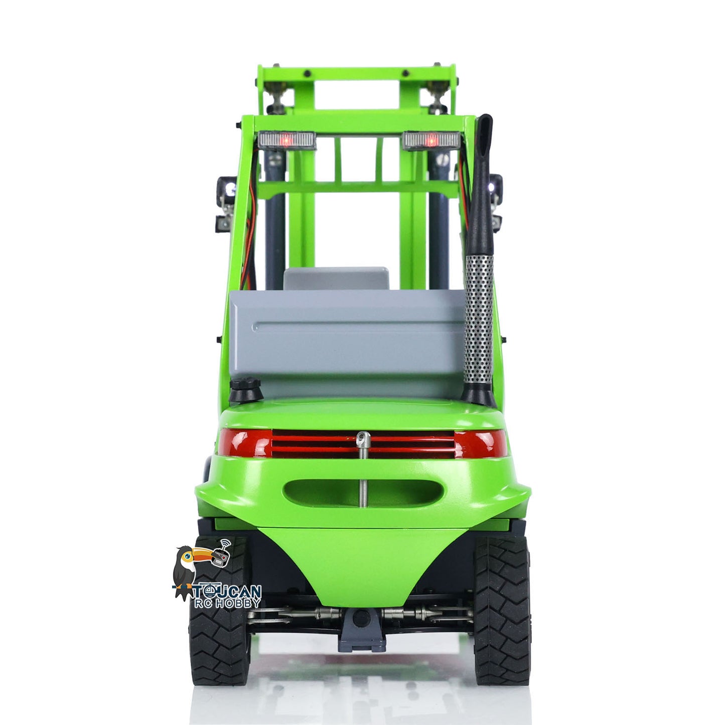 1/14 Metal Hydraulic RC Forklift Remote Controlled Wheeled Transfer Car Construction Vehicles  Light Sound FlySky I6S Radio Controller PNP RTR