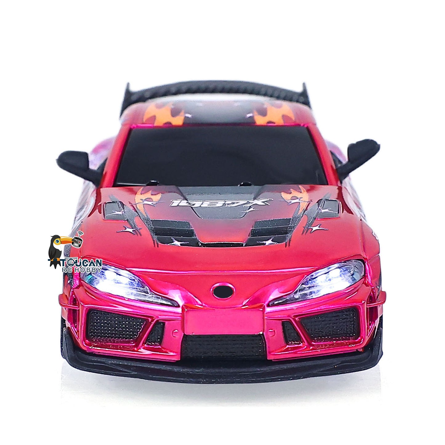 10KM/H JXC SP4301 1/43 Remote Control Drifting Car AWD RC Vehicle Model RTR Light System Motor 9A ESC Servo Battery No Sounds