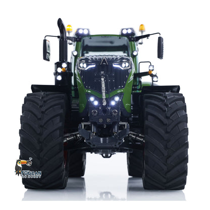 TOUCAN RC HOBBY LESU Metal 1/14 RC Tractor Truck AOUE 1050 4x4 Hydraulic Farm vehicle K500 Seedbed Pre-sowing Soil Preparation Planter Plough Light Sound