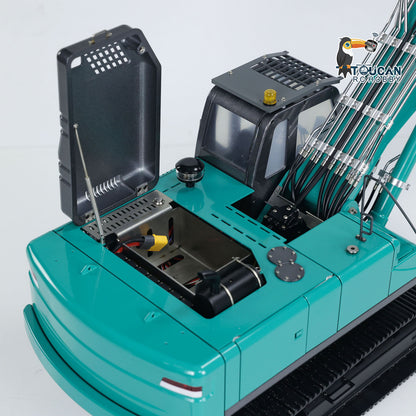 In Stock KABOLITE 1/14 K350 200 3Arm RC Hydraulic Excavator Remote Control Digger Model Light Sound System Flysky Radio RTR Battery
