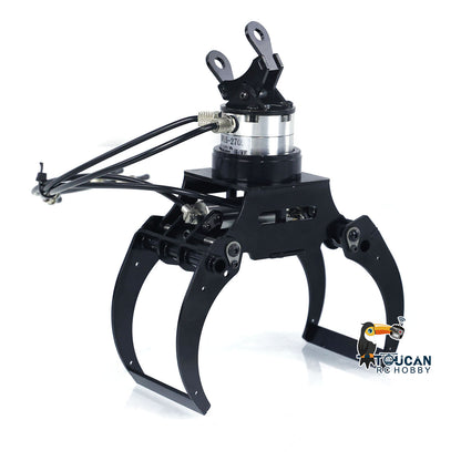 TOUCAN RC HOBBY MTModel Metal Telescopic Boom Claw Grab for 1/14 946 EC380 Remote Controlled Hydraulic Excavator Upgraded Parts for Vehicle Enthusiast