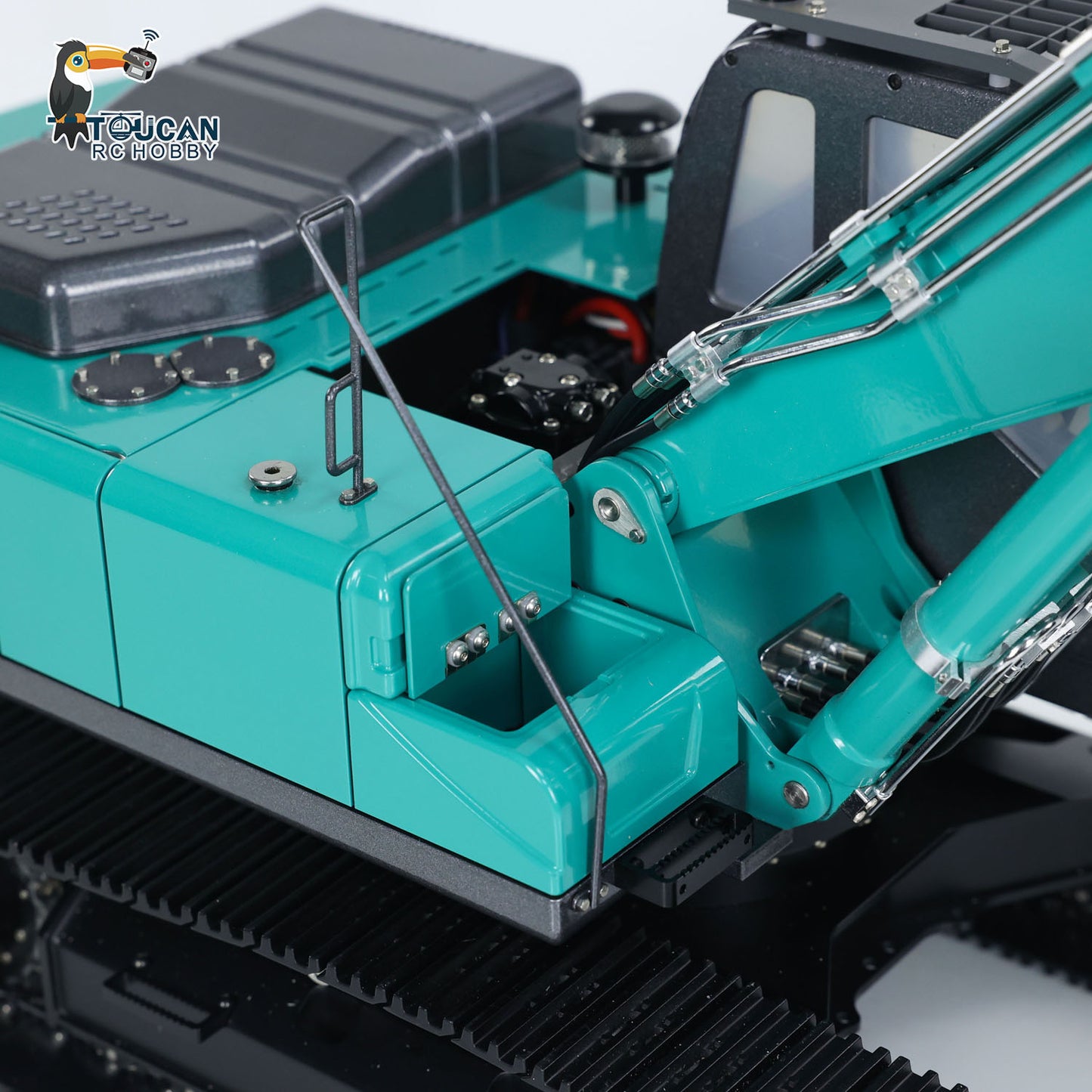 In Stock KABOLITE 1/14 K350 200 3Arm RC Hydraulic Excavator Remote Control Digger Model Light Sound System Flysky Radio RTR Battery