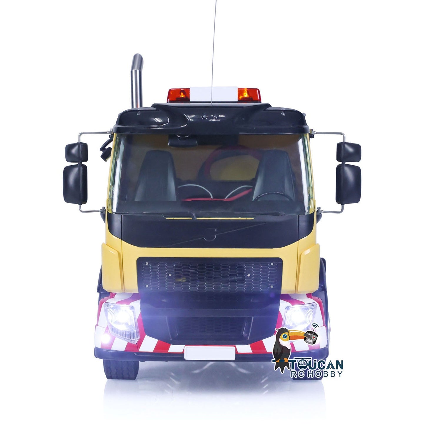 Second-hand LESU 1/14 6x6 RC Tractor Truck 3 Axles Painted Assembled Remote Control Car Model DIY Emulated Vehicle Optional Versions