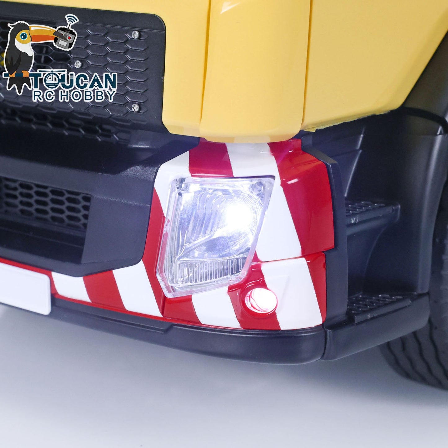 Second-hand LESU 1/14 6x6 RC Tractor Truck 3 Axles Painted Assembled Remote Control Car Model DIY Emulated Vehicle Optional Versions