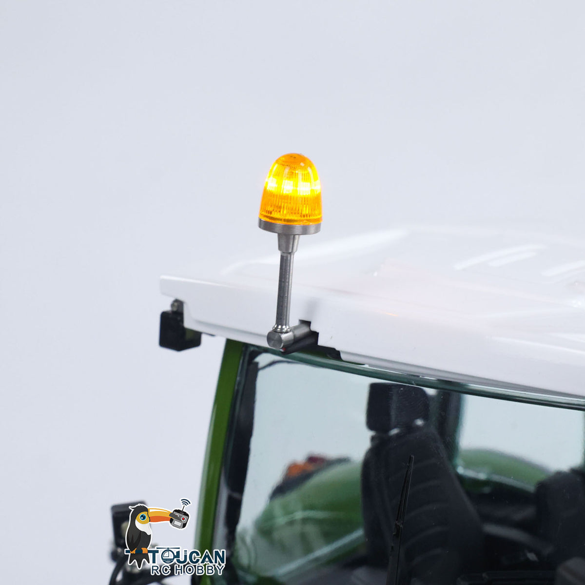 TOUCAN RC HOBBY LESU Metal 1/14 RC Tractor Truck AOUE 1050 4x4 Hydraulic Farm vehicle K500 Seedbed Pre-sowing Soil Preparation Planter Plough Light Sound