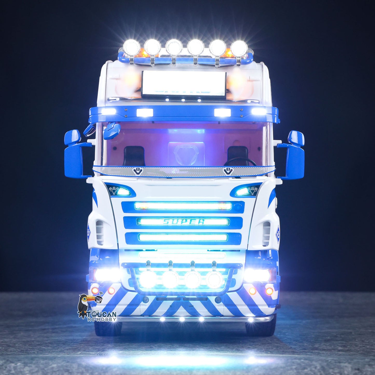 In Stock Unitru 04 10x10 Metal Chassis SC 3Speed 1/14 RC Tractor Truck RTR Remote Control Lorry Car Smoke Light Sound ST8 Radio Battery