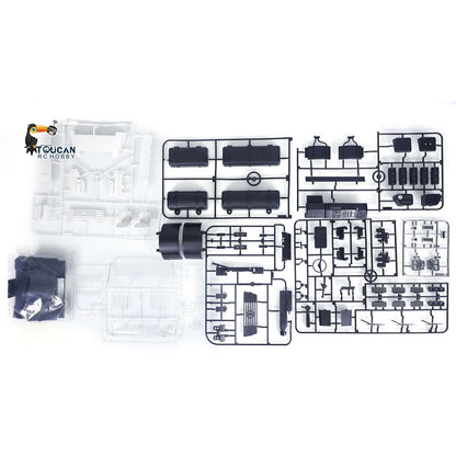 JXModel VL18U F2000 K3363 Cabin 1/14 Metal 6x4 RC Hydraulic Skip Loader KIT Swing Arm Dump Garbage Truck 4-Way Valve 2-Speed Gearbox for Hobby Builders