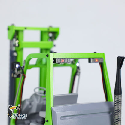 TOUCAN RC HOBBY LXY 1/14 Metal Hydraulic RC Forklift Remote Controlled Wheeled Transfer Car Construction Vehicles Light Sound FlySky I6S Radio Controller PNP RTR