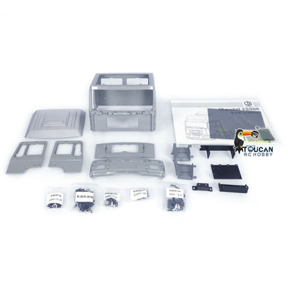 In Stock JXM Metal 1/14 6X4 VL18U F2000 RC Skip Loader Truck VL18U F2000 Swing Arm Unassembled Unpainted Loaded Cars Model KIT