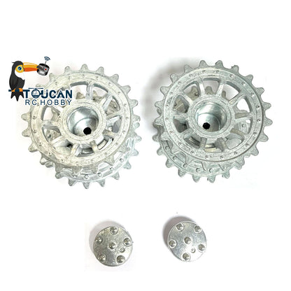 US STOCK Metal Sprockets for Henglong 1/16 Scale RC Tank Armored Military Vehicle German Tiger I 3818 Panther 3819 Fittings