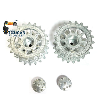 US Stock Metal Sprockets for Henglong 1/16 Scale RC Tank Armored Military Vehicle German Tiger I 3818 Panther 3819 Fittings