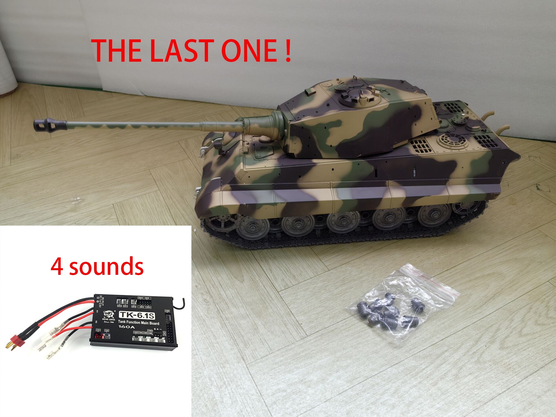 Rare Henglong 1/16 RTR BB IR RC Tank 3888A with Full Metal Chassis TK6 ...